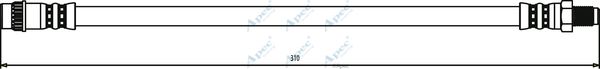 APEC BRAKING Тормозной шланг HOS3087